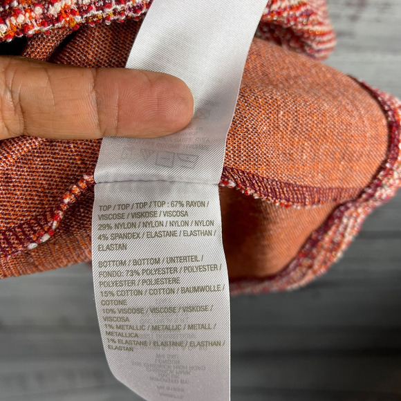 NWT Isaac Mizrahi Women's Plus 1X Elbow Sleeve Knee Length Dress Red - Picture 5 of 7